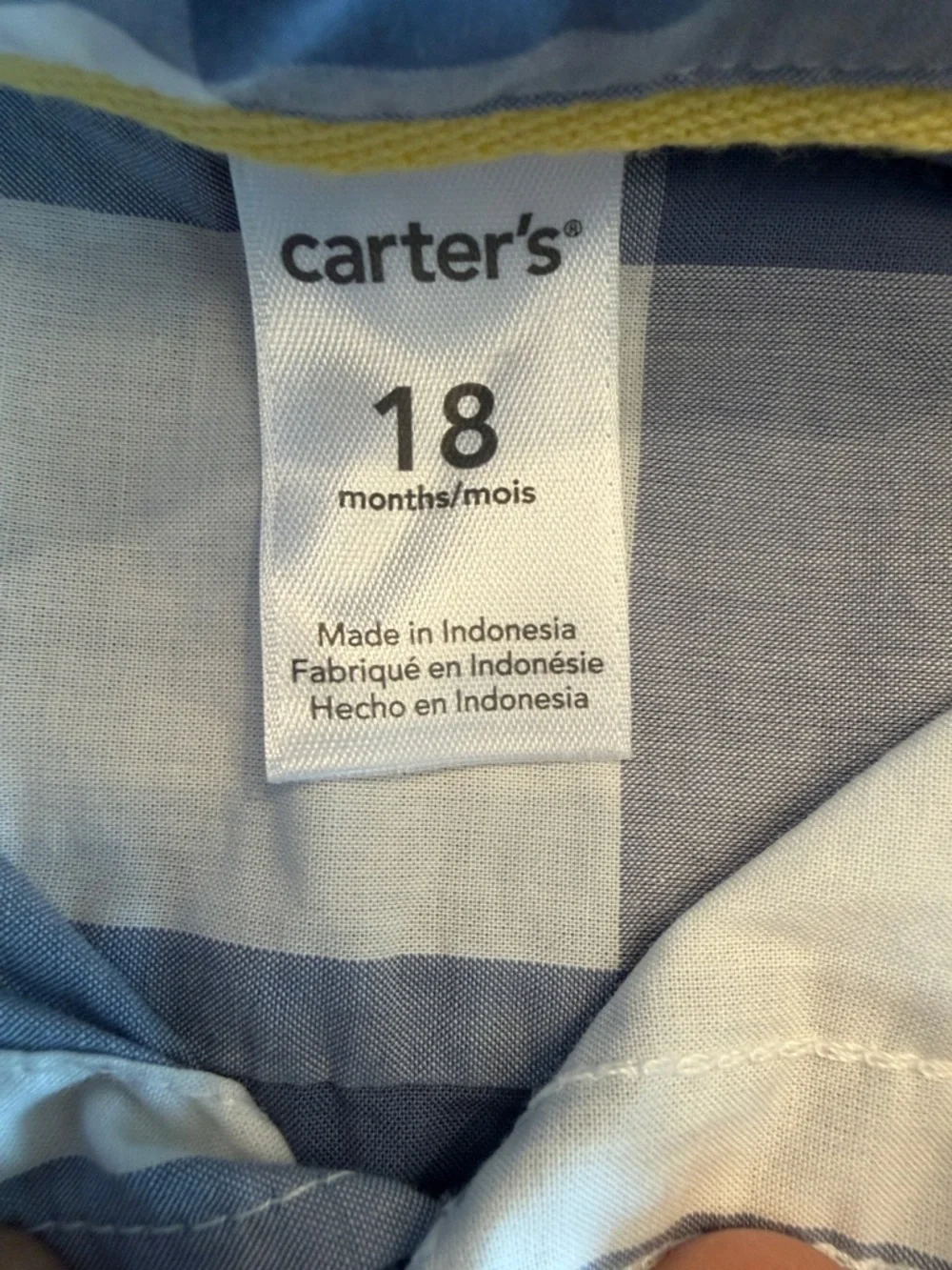 Carter's Baby Boy Plaid Shirt & Jeans Outfit Set 18M